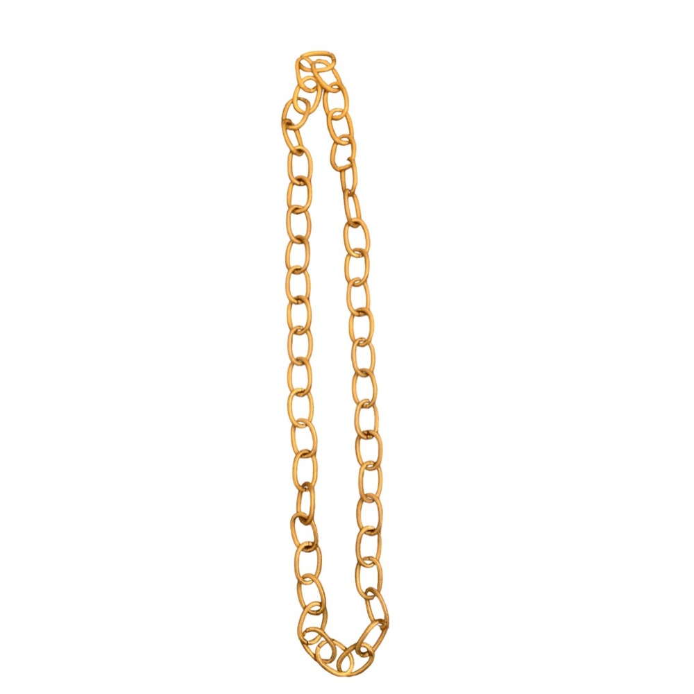 Gold Tone Chain Necklace